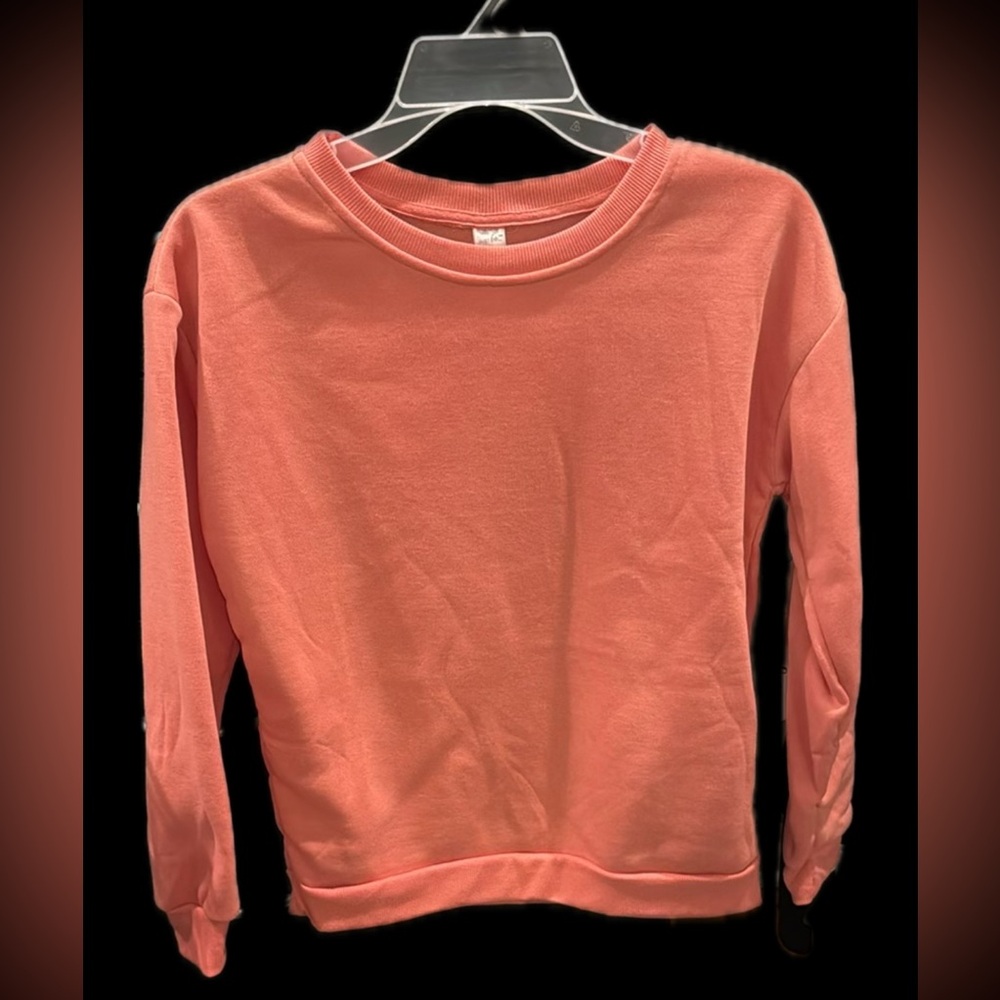 Coral Pink Sweatshirt